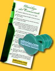 decalogo del escanciador y tap&oacute;n